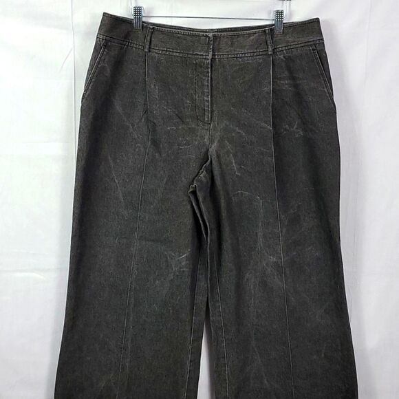 🖤 5/$20 🖤 NICOLE MILLER.. wide leg, cropped pants.. - Picture 1 of 14